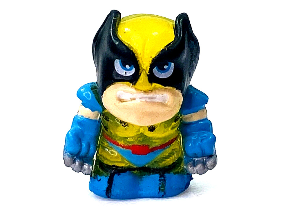 Marvel Squinkies Wolverine 3/4" Mini Rubber Translucent Figure