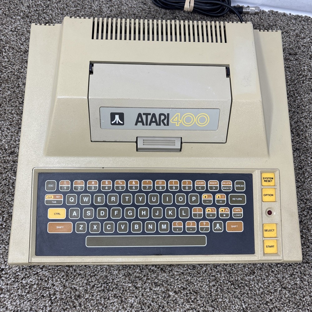 Atari 400 Vintage Computer With 48k RAM UPGRADE Computer Only Tested