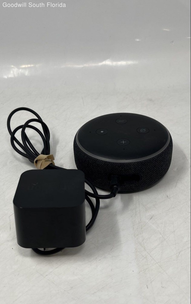 Amazon Echo Dot Alexa Black Voice Assistant Personal Smart Speaker Not Tested