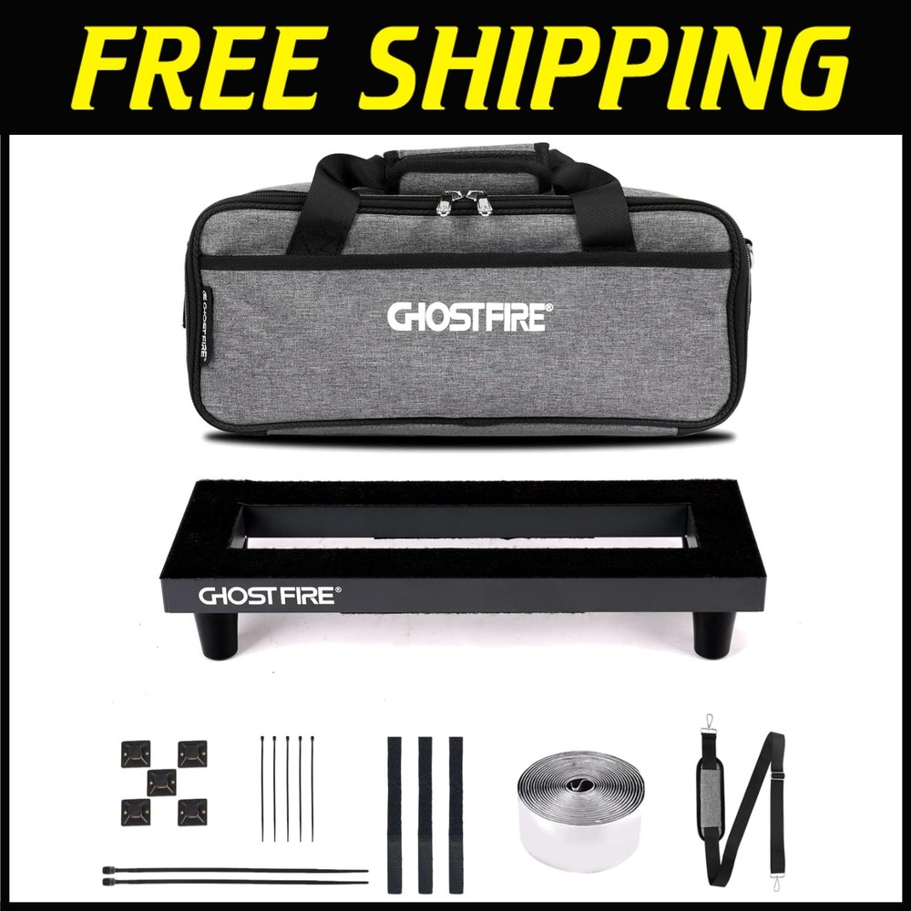 Ghost Fire S Series Effects Pedalboard with Carry Bag
