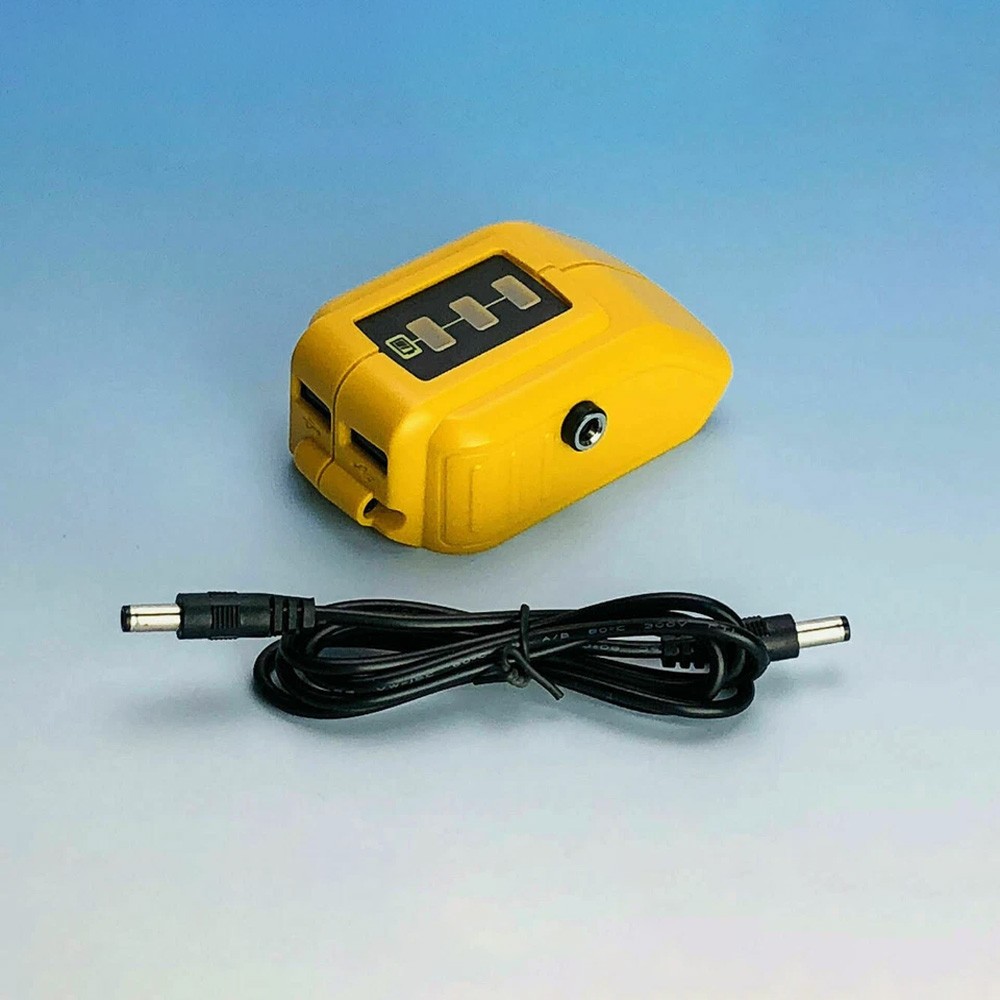 Replacement Dewalt DCB091 12V DC Power Source and Adapter w/ cable US seller