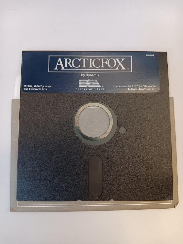 Commodore 64 Artic Fox Computer Game Software Tested/Works