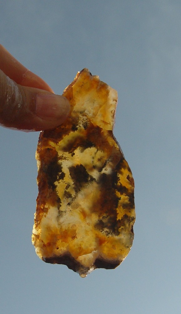 Graveyard Point Plume Agate Lapidary Slab 1210