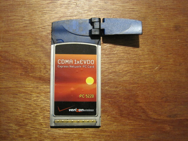 Verizon Wireless CDMA 1xEVDO Express Network PC Card PC5220