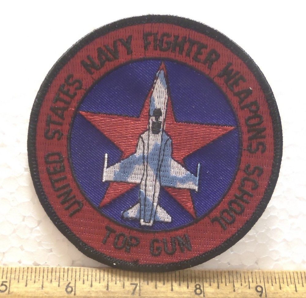 US Navy - Weapons Fighter School - Top Gun Embroidered Patch