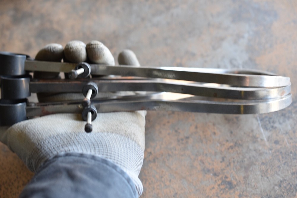 3 pc SPI Spring Joint Outside Caliper with Quick Nut Adjustment, 10" Range