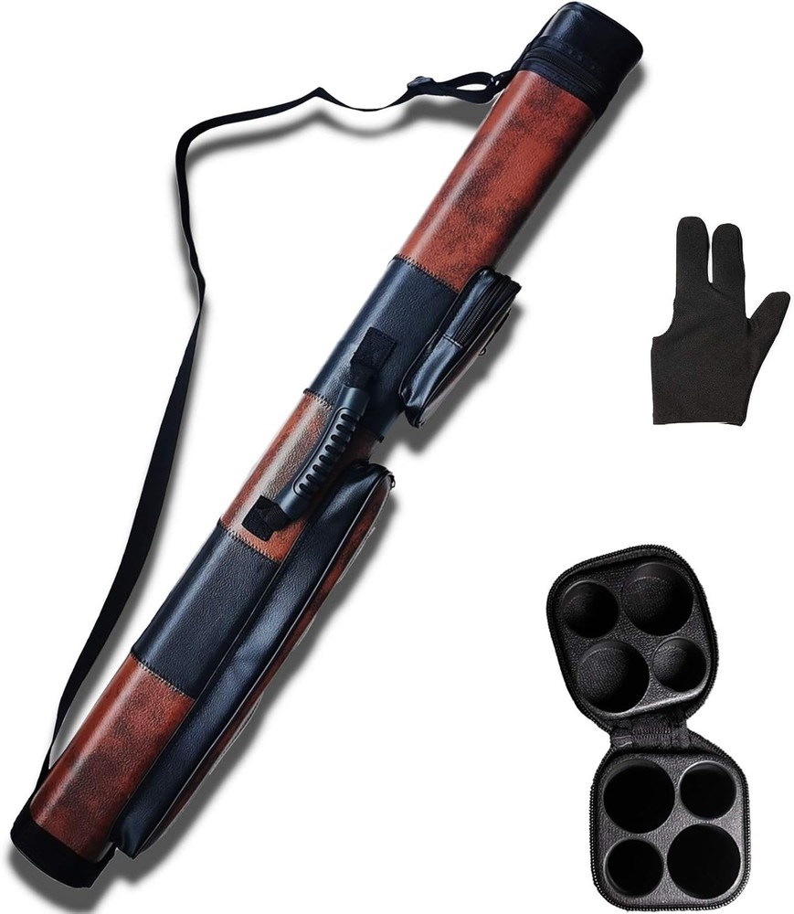 Square Pool Cue Case Hard 2x2 New