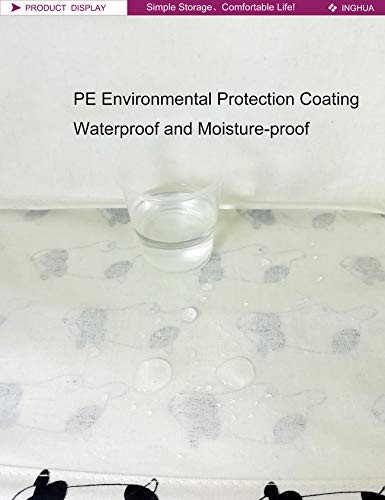 Rectangular Storage Basket Fabric Organizer Bin for Rec Bulldog