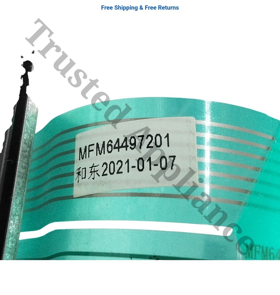 GE Microwave Control Panel Console WB56X20404 black