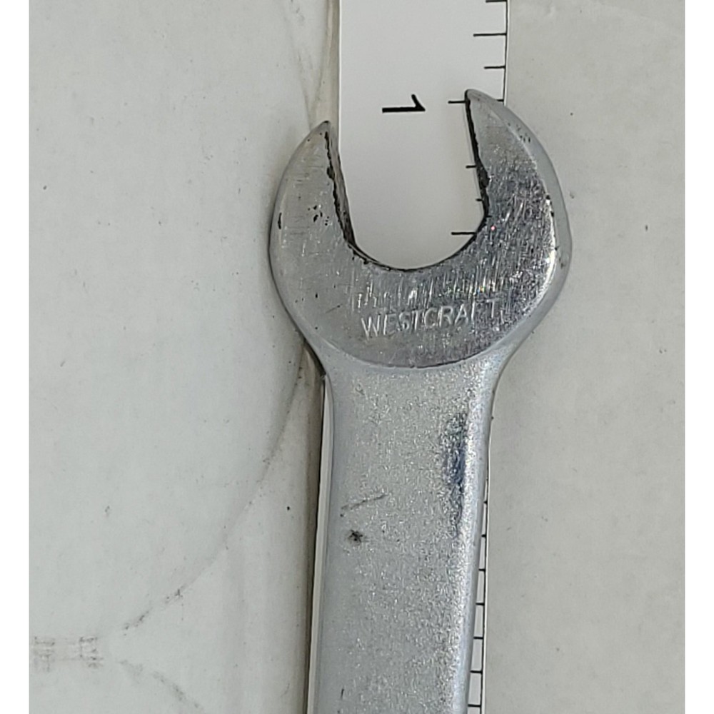 Westcraft 8” combination wrench ½” 12pt box & open end Used