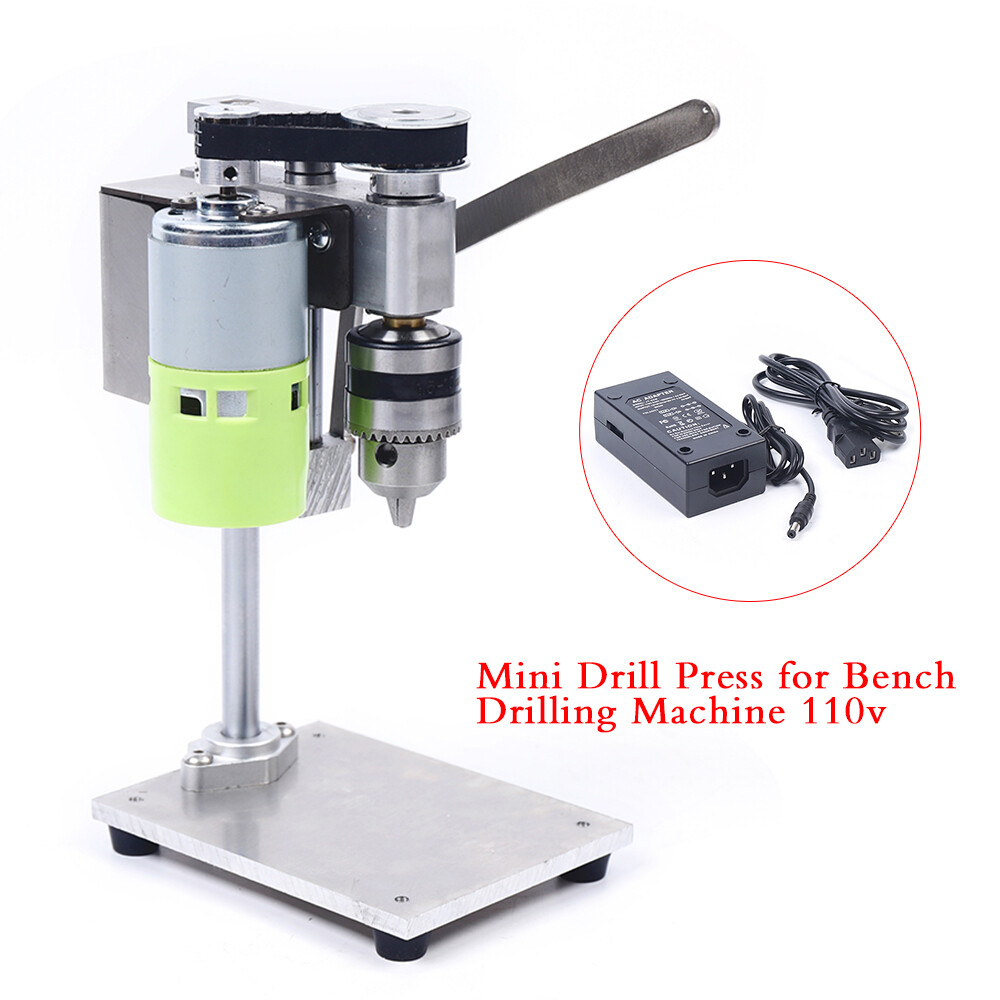 Mini Drill Press Bench Small electric Drill Machine Work Bench Variable Speed