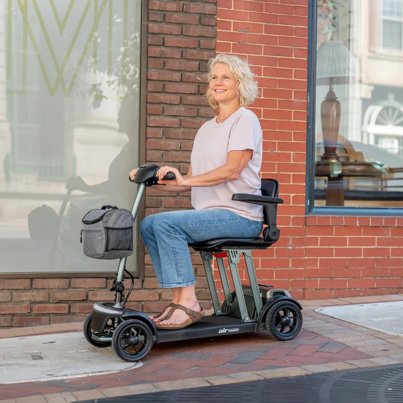 Metro Mobility AIR TRAVELLER Long Range Folding Electric Mobility Scooter