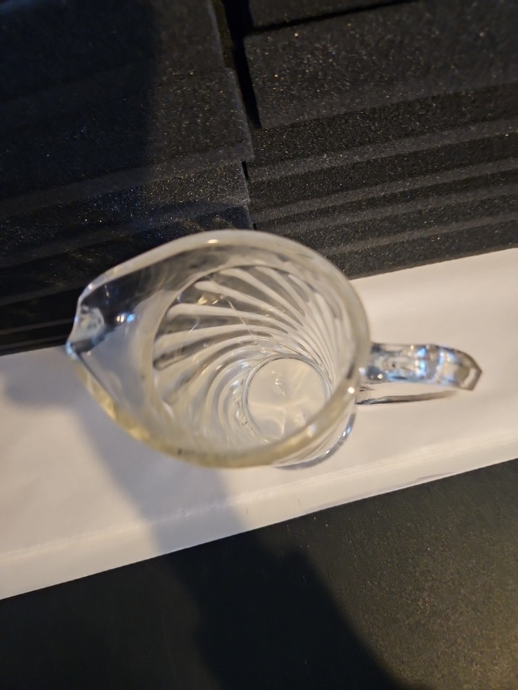 Glass Pitcher Small 5.75" Tall