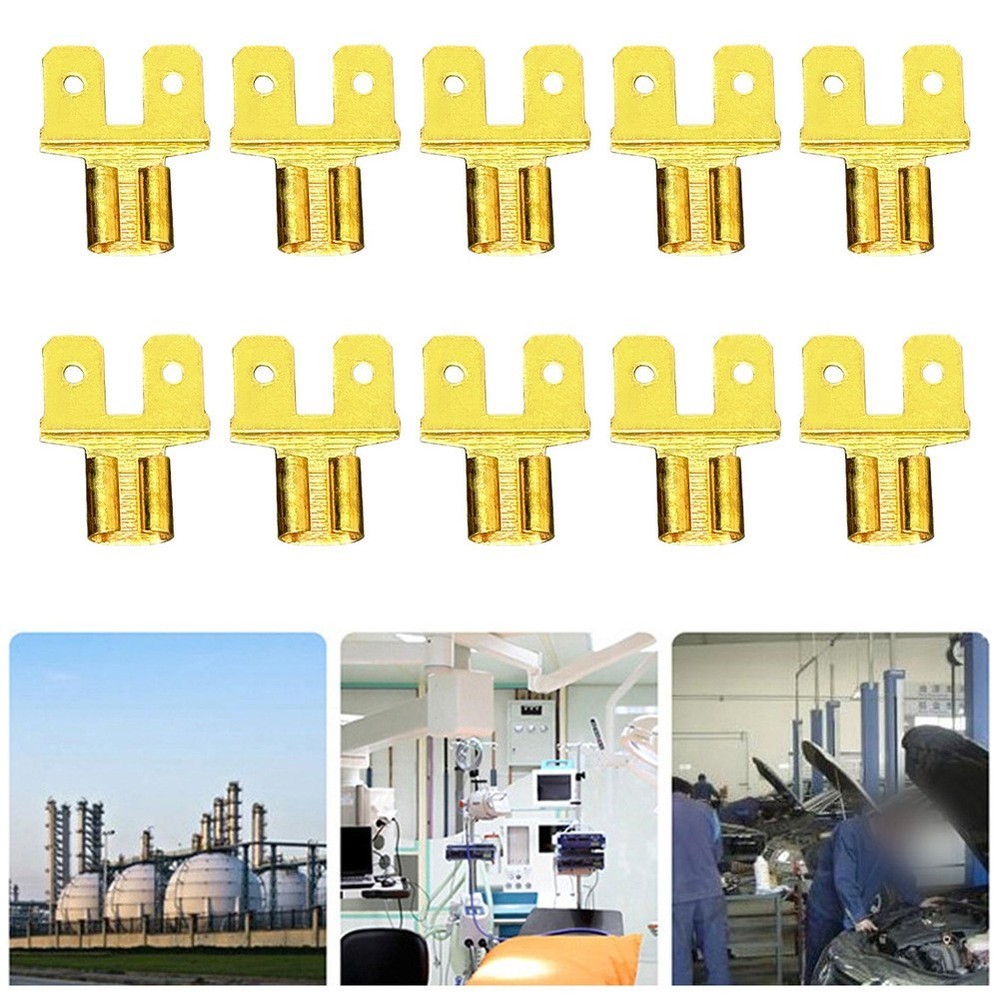 Fine Ground Copper Wire Lugs Battery Terminal Non-Deforming Precise Threading