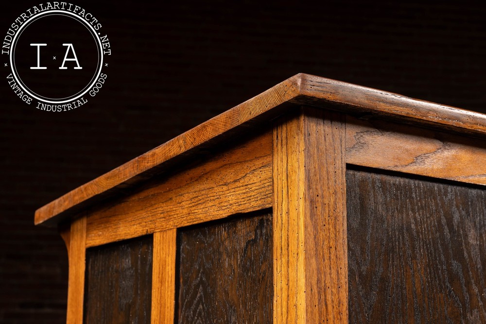 Antique Double Flat File Drafting Table