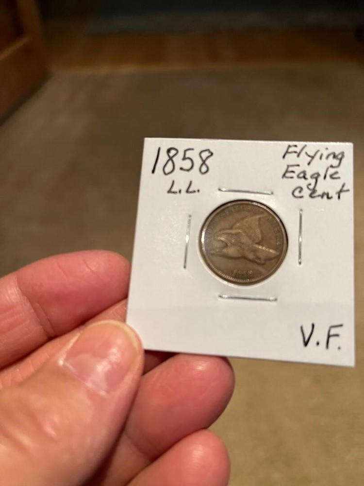 1858 LL Flying Eagle Cent