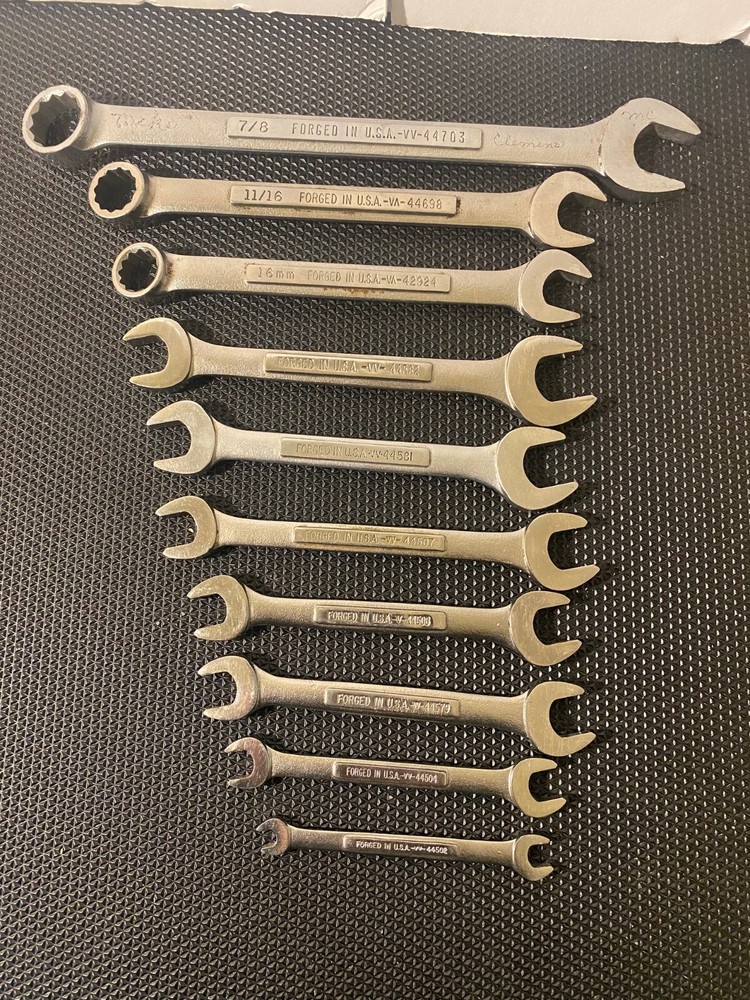 Craftsman Vintage SAE Combination Wrench Set 10pc