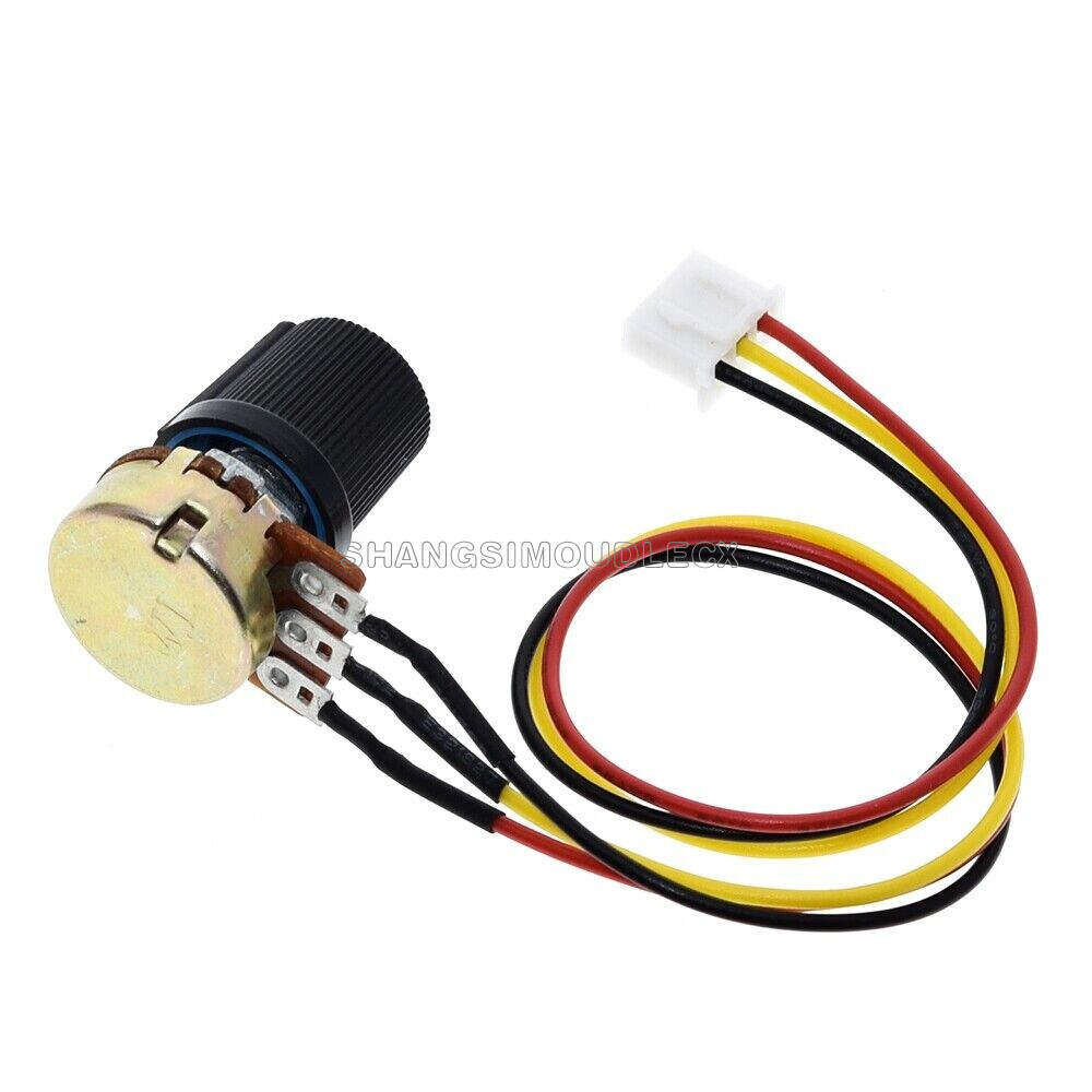 1PCS WH148 B10K XH2.54 3P potentiometer speed control knob control switch
