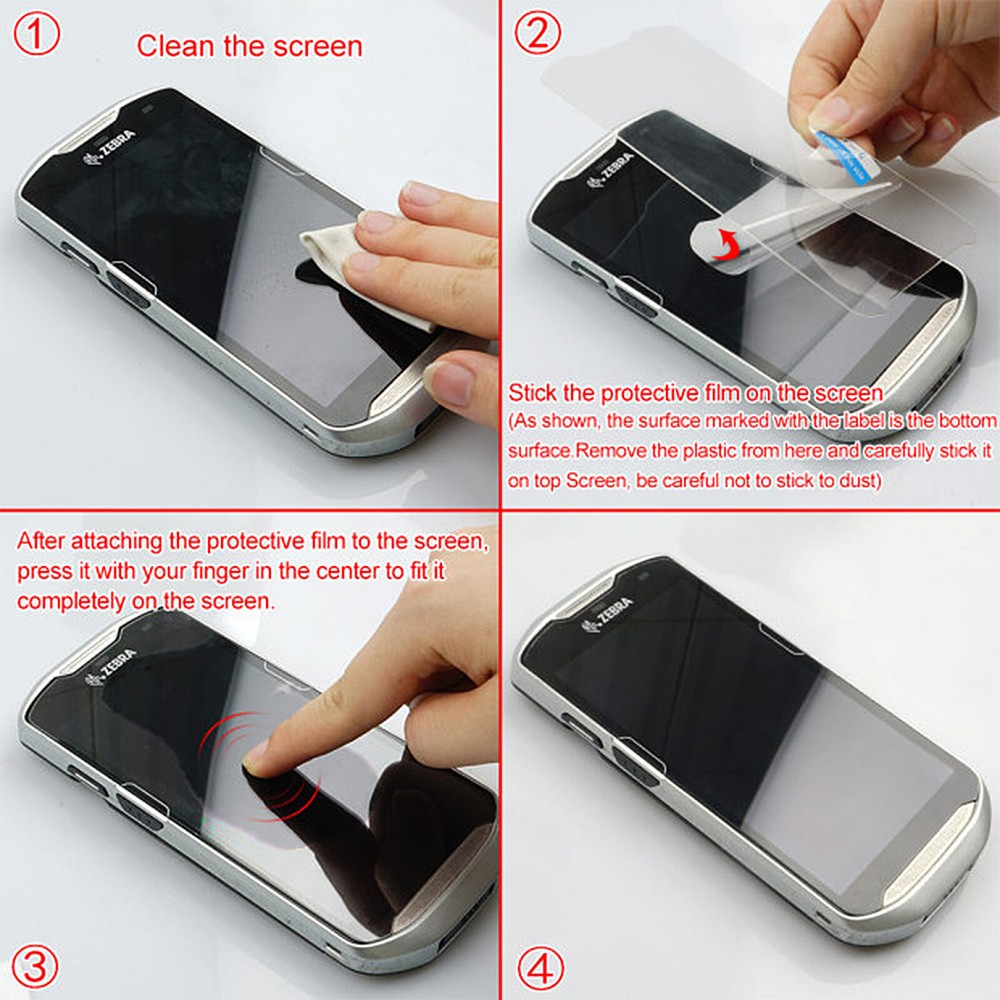 (9-PCS)Screen Protector for Motorola Zebra TC51 TC510K TC56