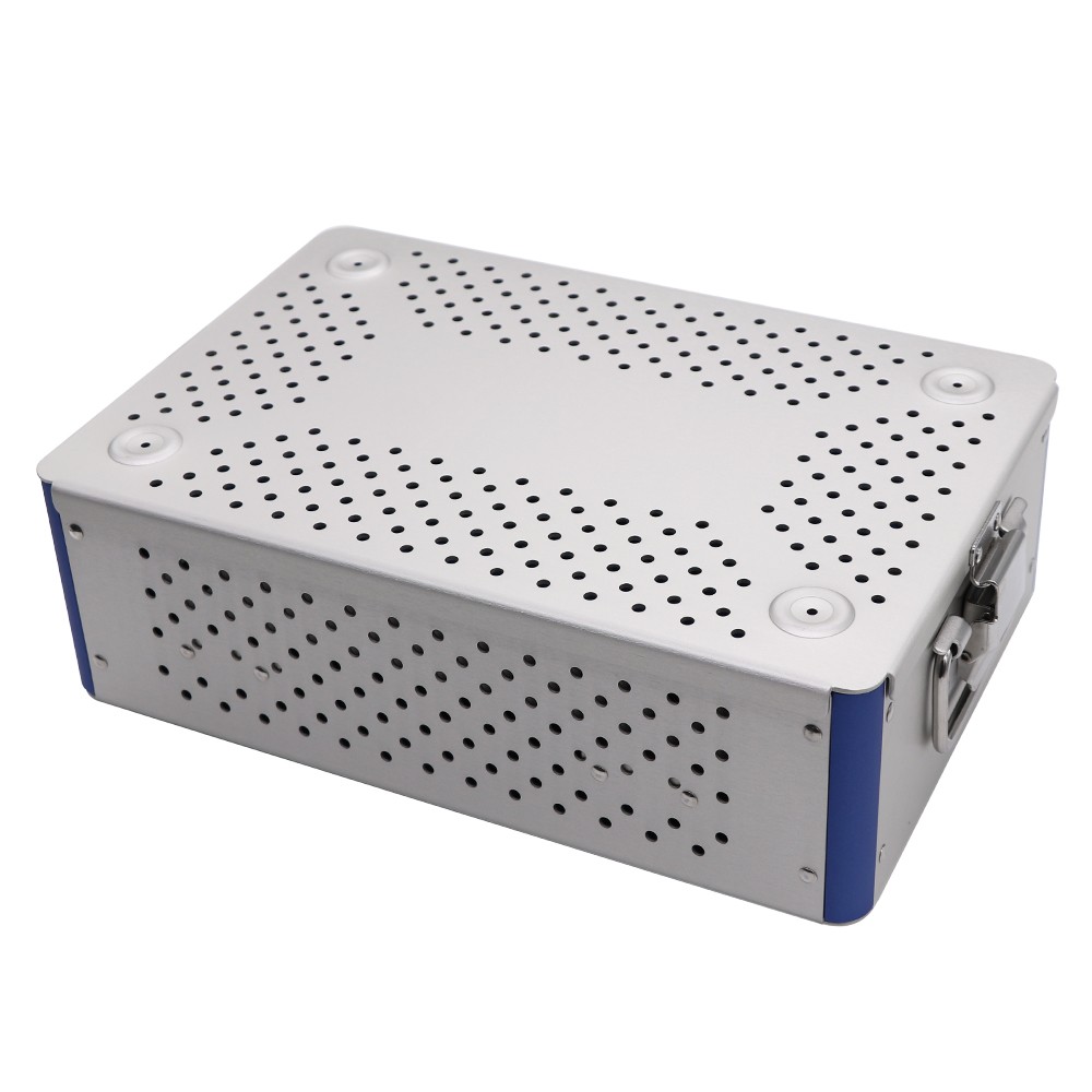 US Double Layer Sterilization Tray Case Box General Type Surgical Instrument