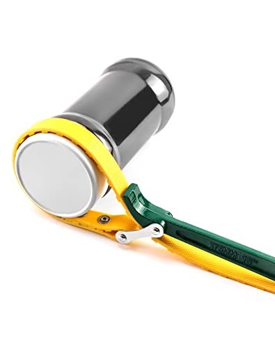 15" + 12" Belt Strap Wrench, Multi-Purpose Adjustable Strap Oil Filter Strap