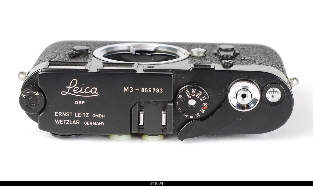 Leica M3 Black Paint Repaint Double Stroke Mint