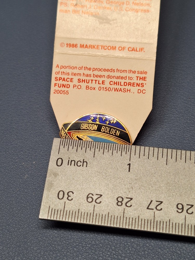 SPACE SHUTTLE COLUMBIA STS-61C LAPEL PIN