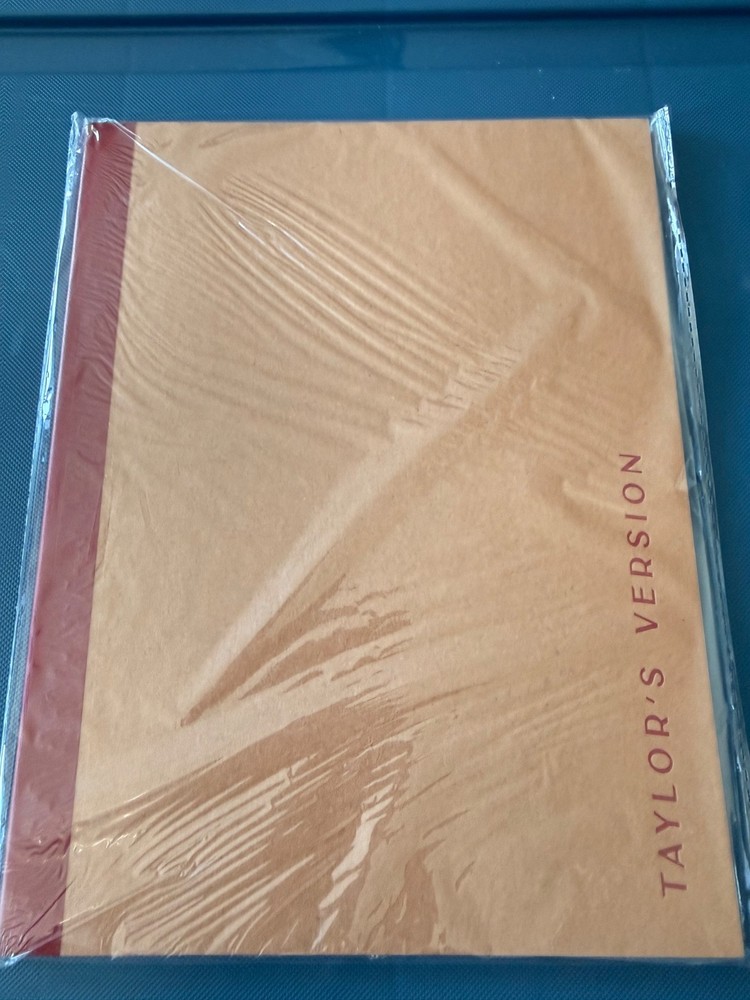 Taylor Swift Taylor's Version Notebook