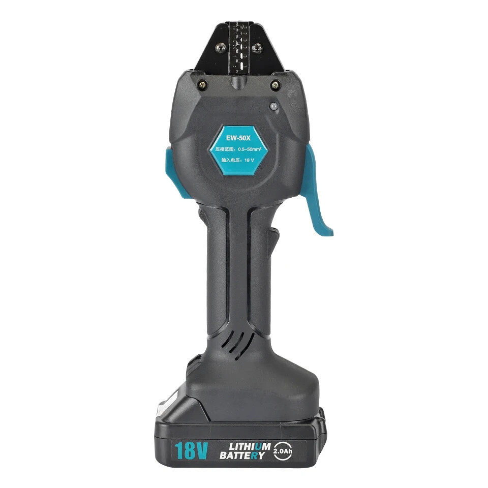 Lightweight Electrical Cordless Wire Crimper Battery Powered Cold Crimping Tool