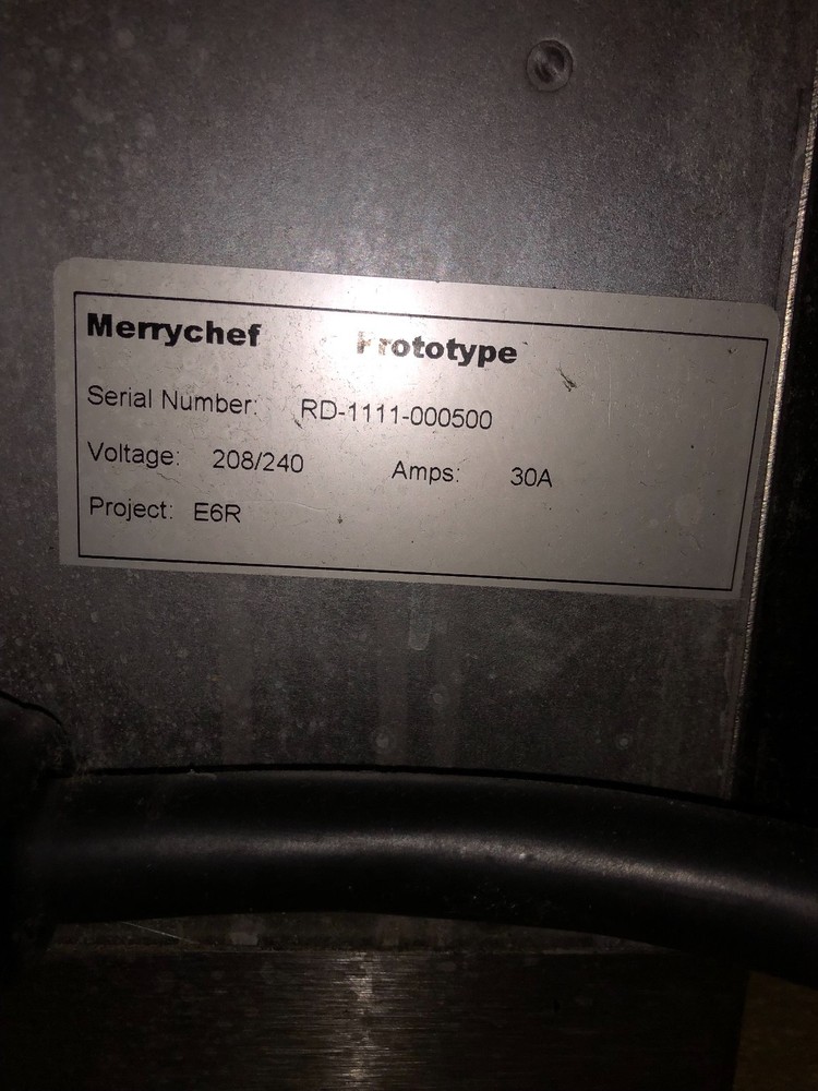 Merrychef Accelerated Rapid Cook Oven Single Phase WORKS GREAT