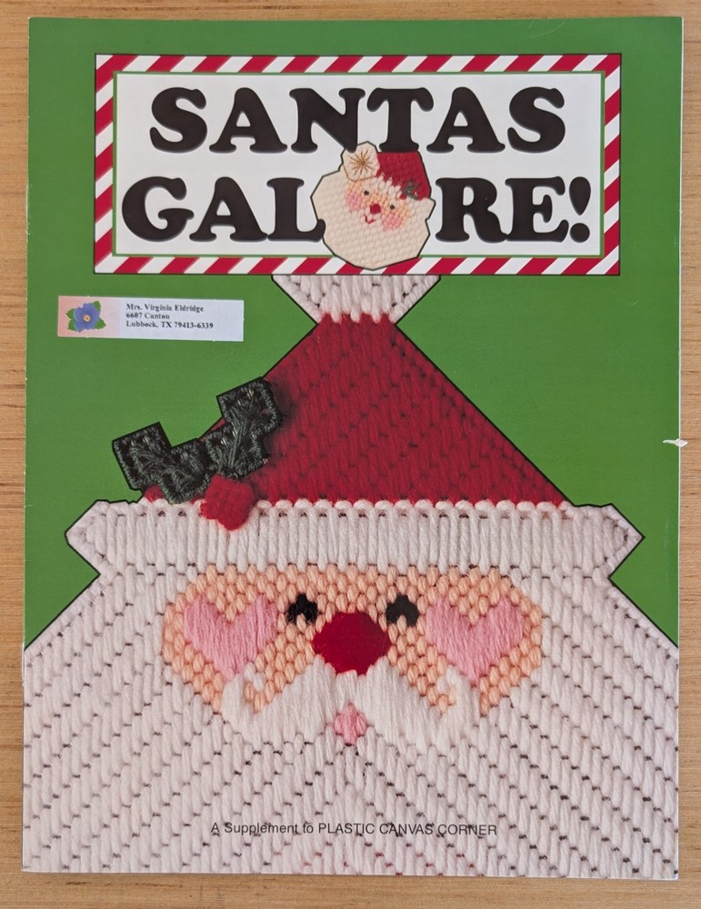 Santa's Galore! Plastic Canvas Pattern Booklet