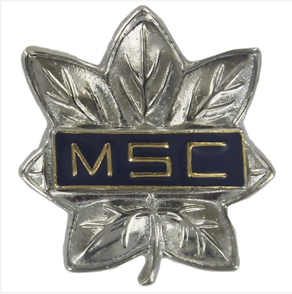 GENUINE U.S. MILITARY SEALIFT COMMAND COLLAR DEVICE: COMMANDER