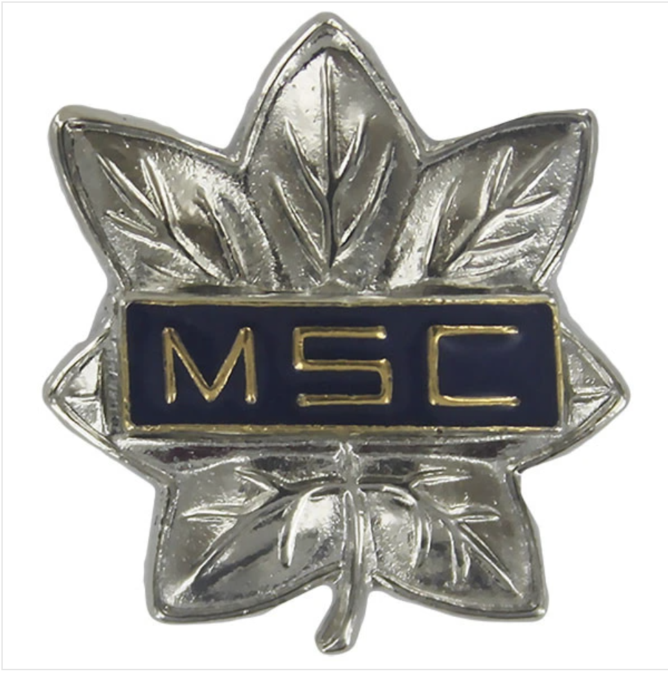 GENUINE U.S. MILITARY SEALIFT COMMAND COLLAR DEVICE: COMMANDER