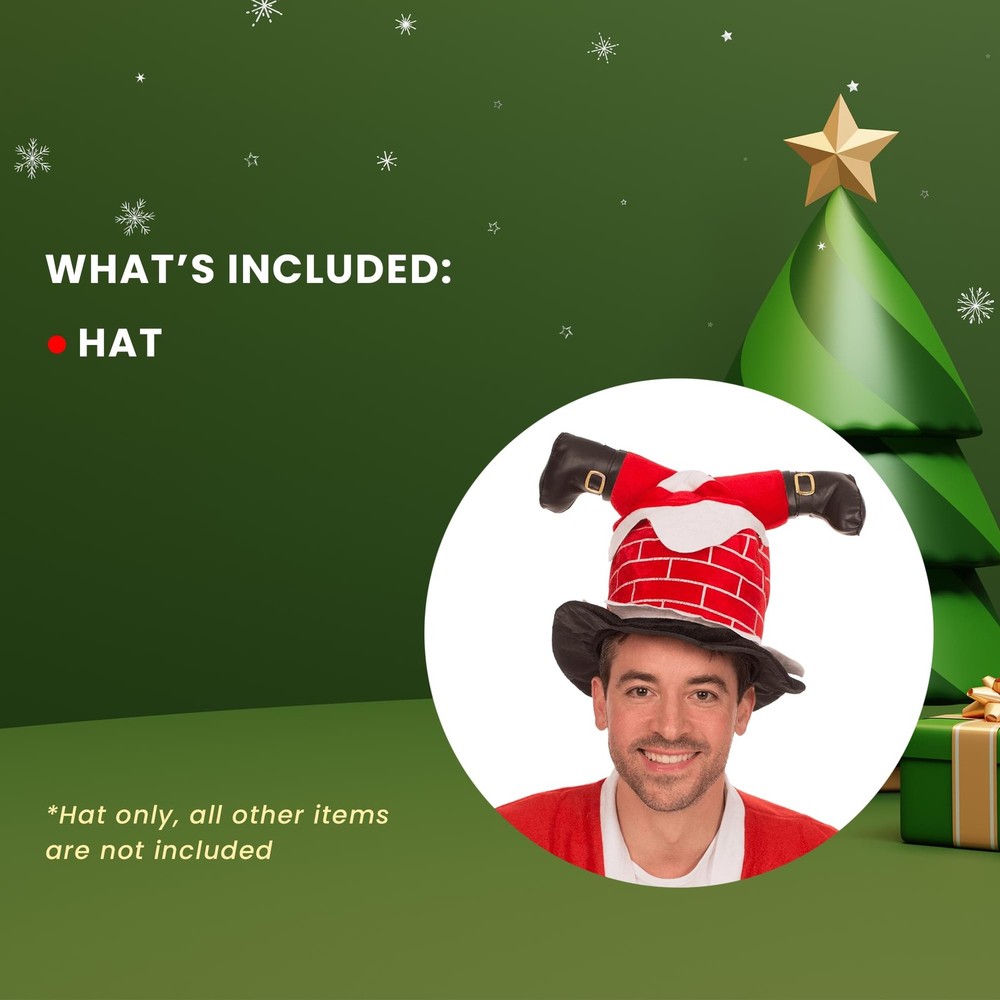 Chimney Santa Hat Costume Accessory