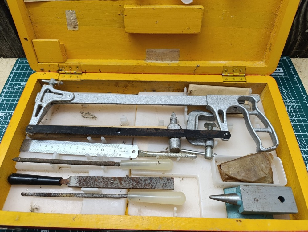 Children's Soviet set of locksmith tools "Young Technician.