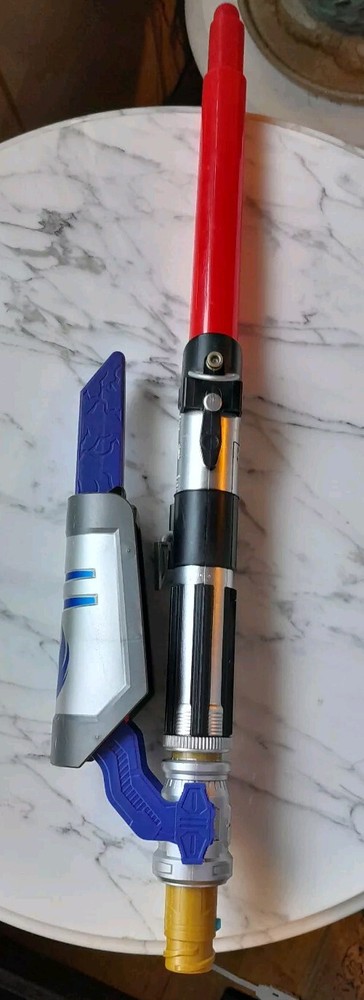 Red Lightsaber with Guard