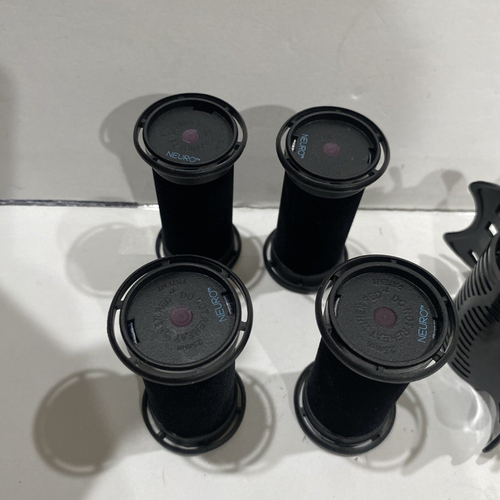 New - Paul Mitchell Neuro Cell 1" Hot Rollers Set of 4 Rollers & 4 Spring Clips