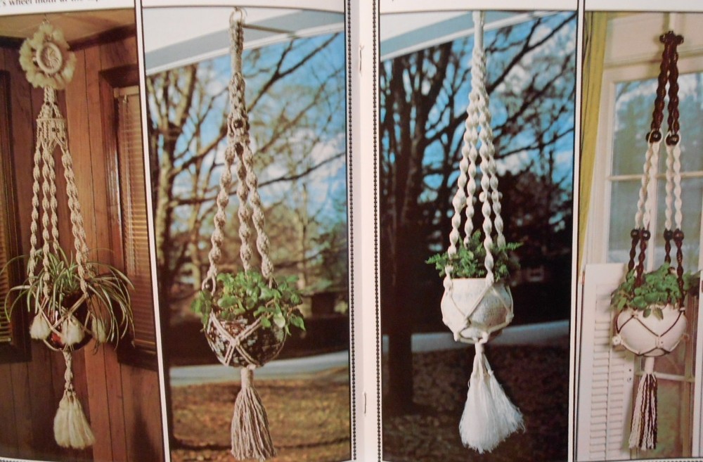 Macrame Showpieces: 12 easy to challenging designs ~ Vintage patterns ~ see pics