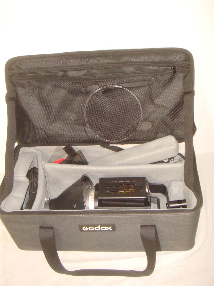 GODOX VL150 150 WATT LED VIDEO LIGHT W CASE/REFLECTOR/CONTROLLER/ADAPTER/REMOTE