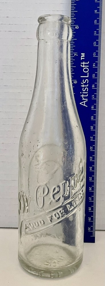 Vintage Dr. Pepper 10-2-4 Embossed Bottle