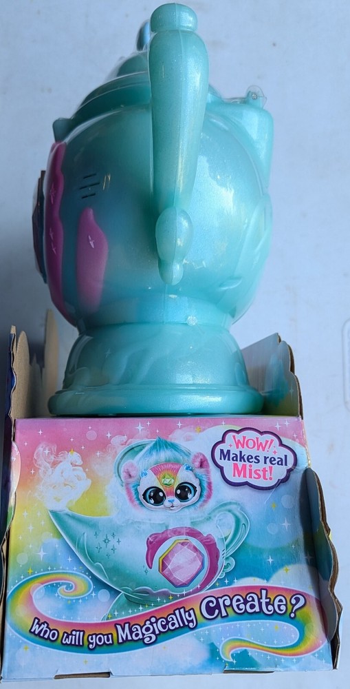 Magic Mixies Magic Genie Lamp with Interactive 8 Inch Rainbow Magic Plush, Ages