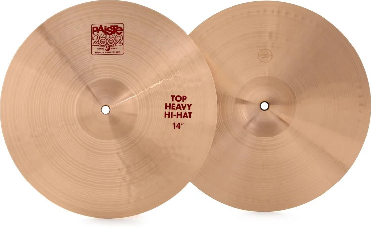 Paiste 14" 2002 Heavy Hi-hat Cymbals