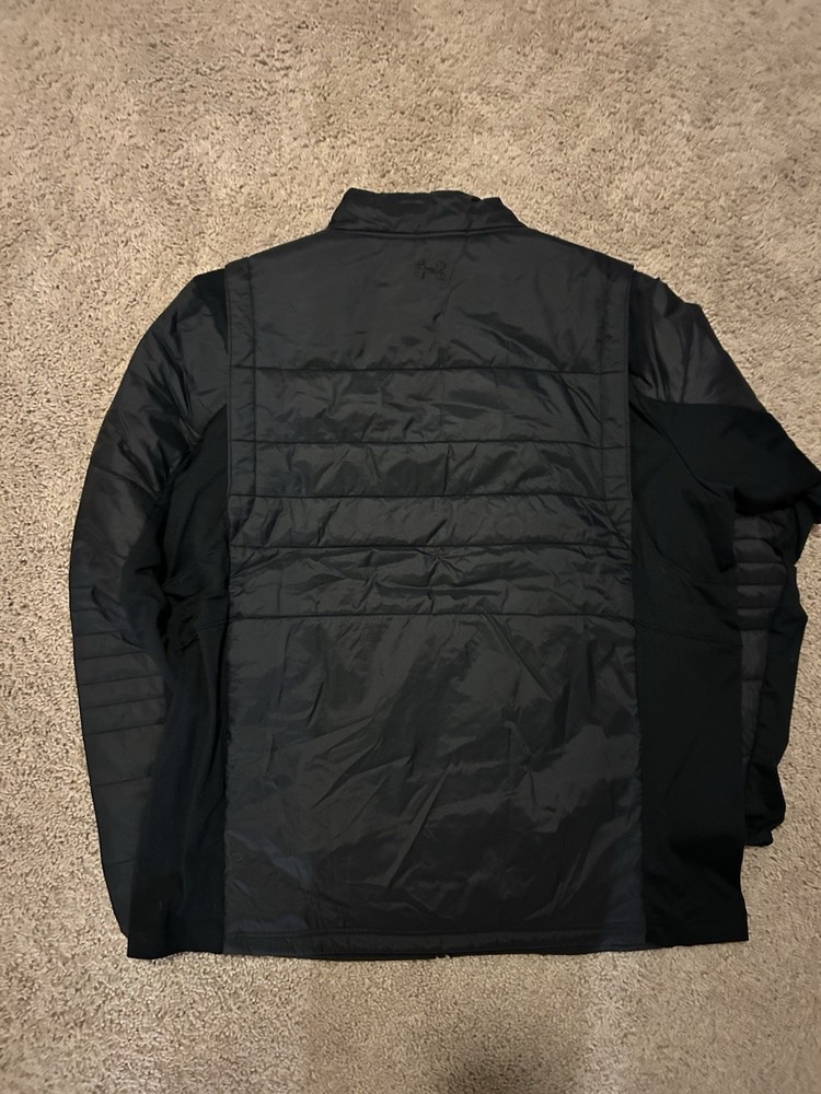 Underarmor Men’s Puffy Jacket Golf Xl Black