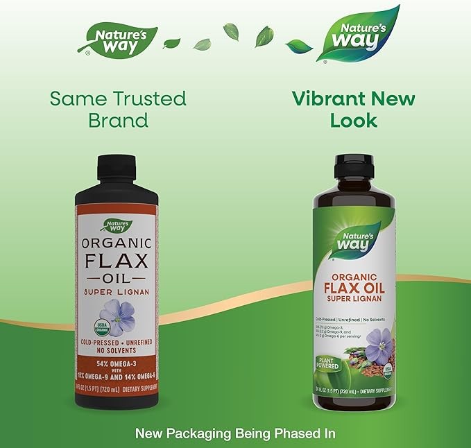 Cold Pressed Organic Flax Oil