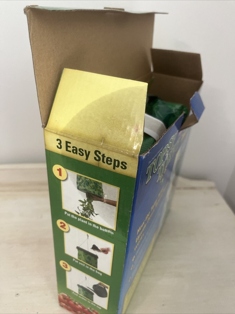 Topsy Turvy Upside Down Tomato Planter New Open Box