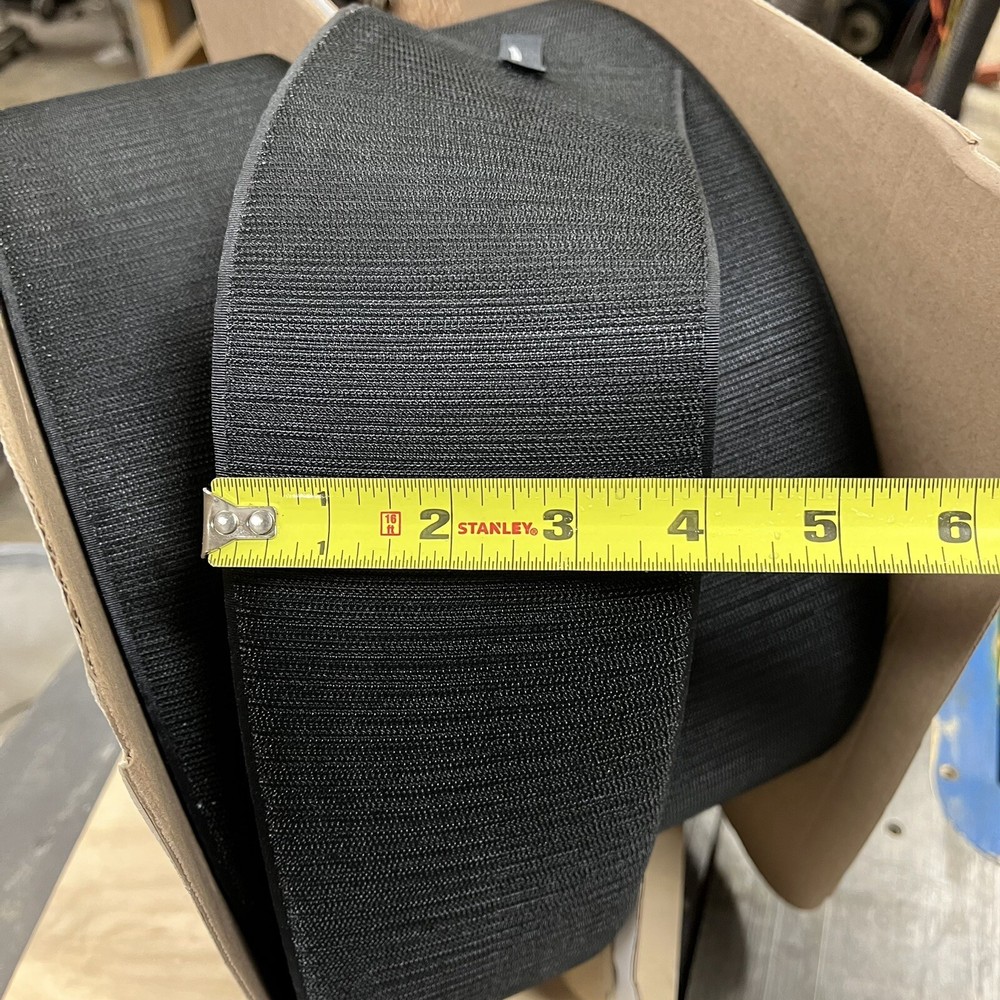 4" Velcro® Brand MIL-SPEC Black SEW-ON TYPE Hook - 1 YARD