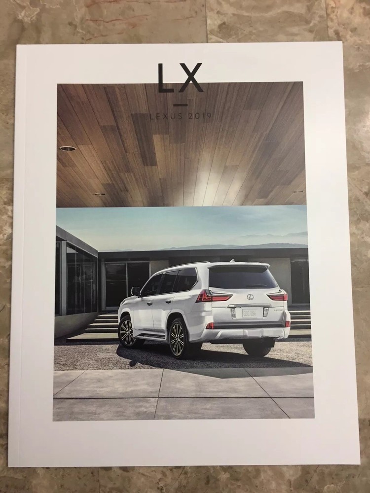 2019 LEXUS LX 42-page Original Sales Brochure