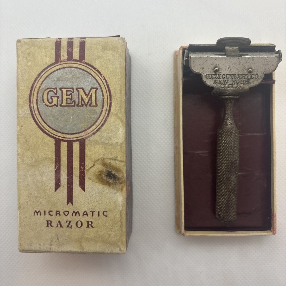 Vintage GEM Micromatic Single Edge Razor