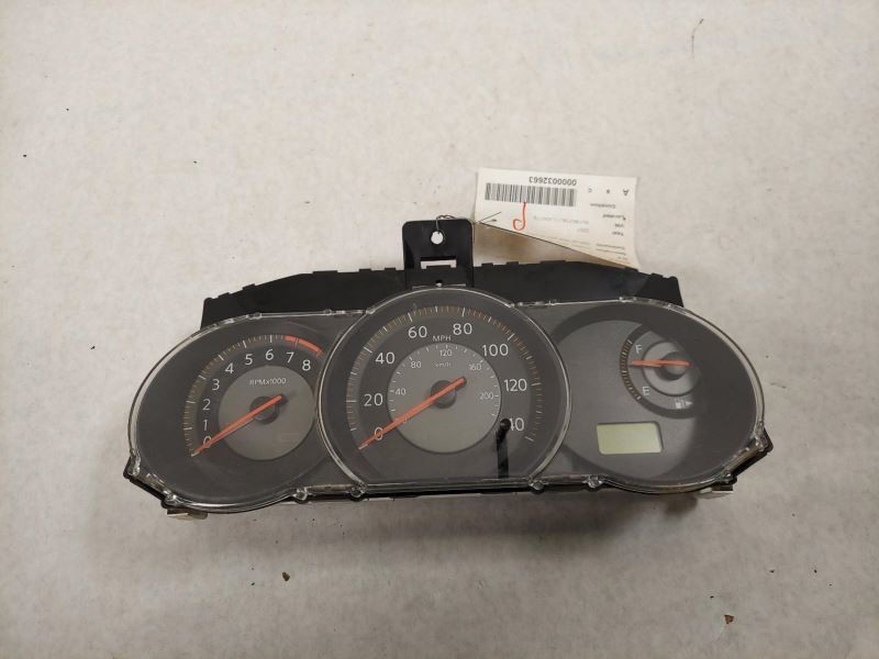 Speedometer Cluster MPH Without ABS Fits 07-08 VERSA 61974