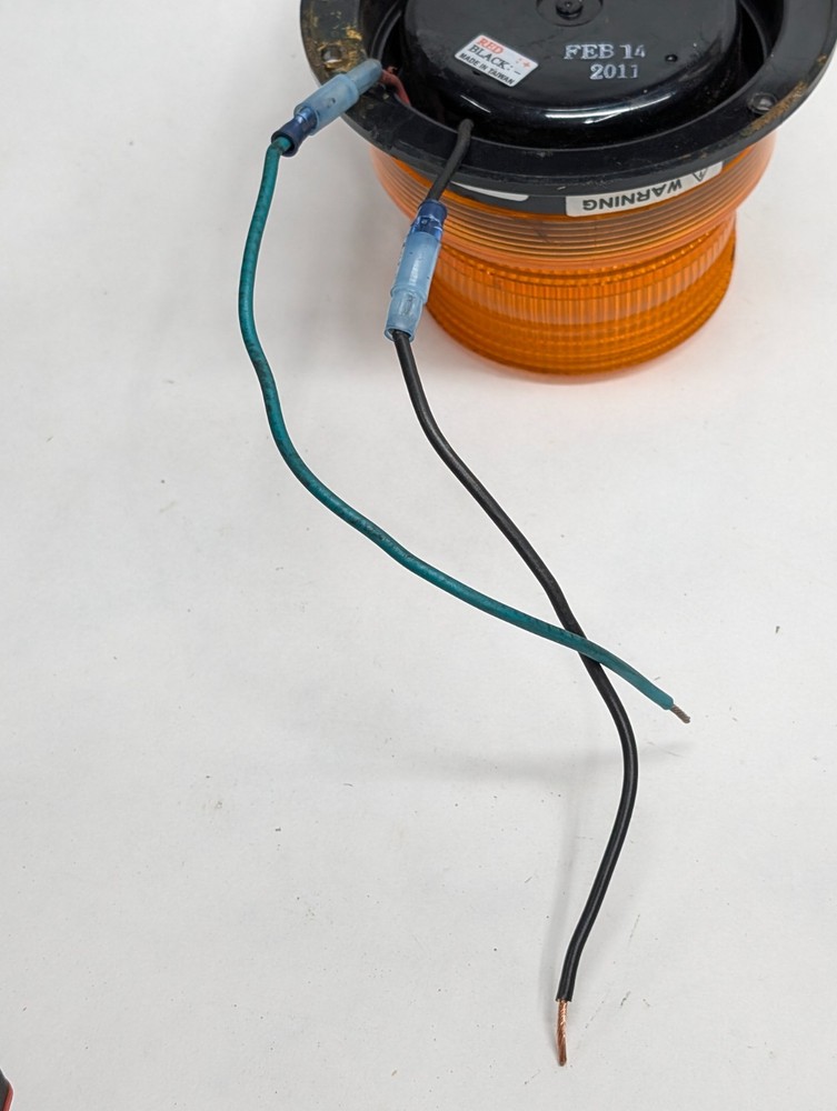 PRECO SAFETY 3318A STROBE LIGHT AMBER YELLOW BEACON